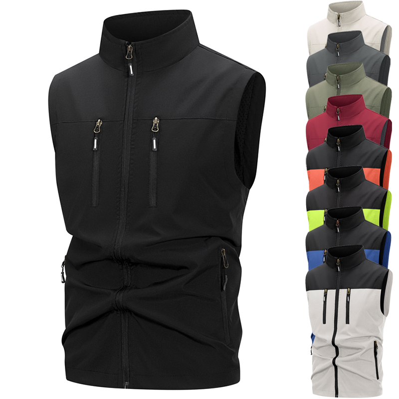 Winter Clothing Hiking - Chaleco Softshell ligero para hombre con
