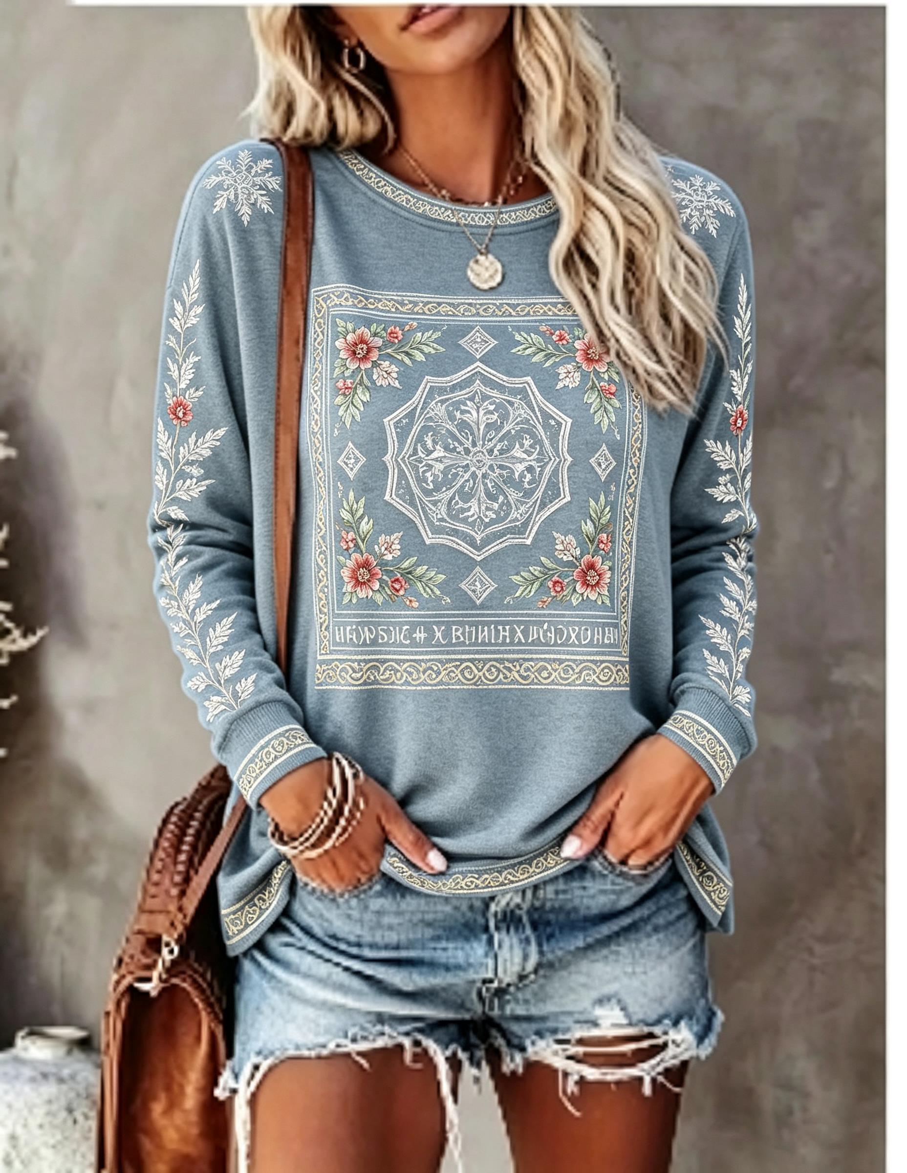 Camiseta de manga larga con cu - Winter Clothing For Women reseña y precio