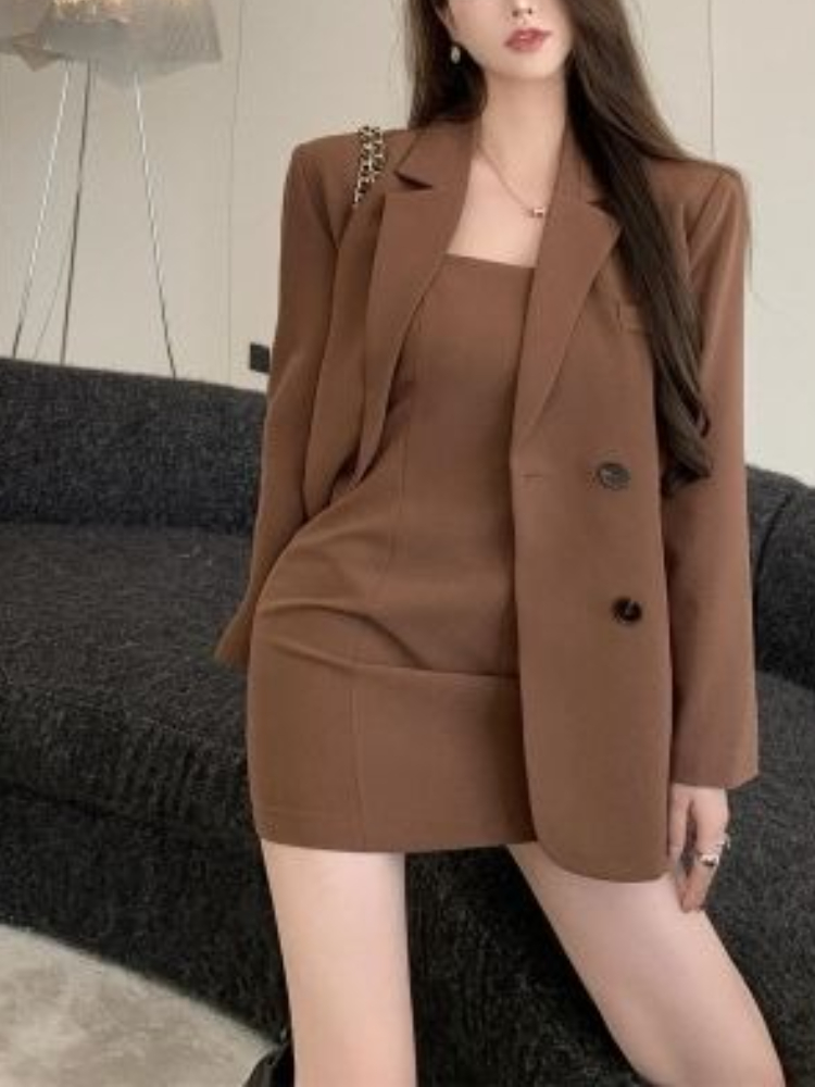 Conjunto elegante marrón de 2  - Winter Clothing Pk reseña y precio