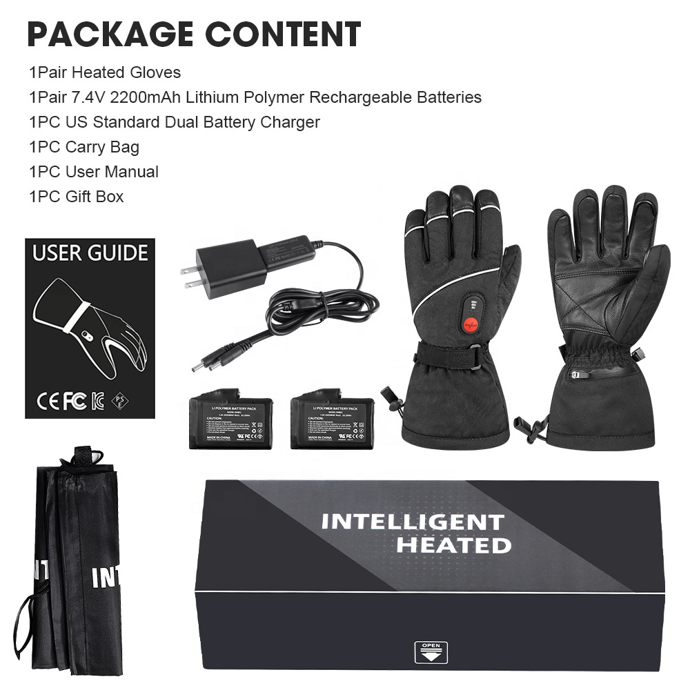 Guantes de esquí con protecció - Heated Gloves Electric reseña y precio