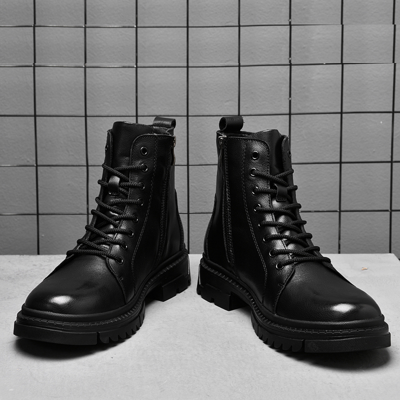 Botas de cuero genuino para ho - Winter Clothing Hiking reseña y precio